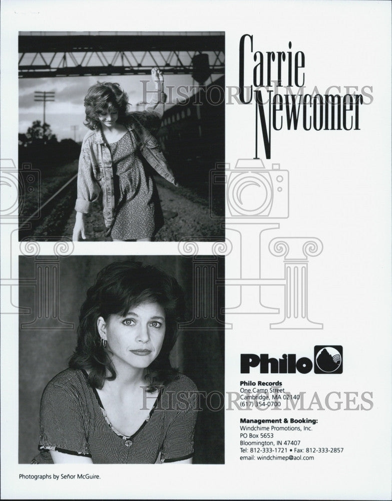 Press Photo Singer and songwriter Carrie Newcomer - Historic Images