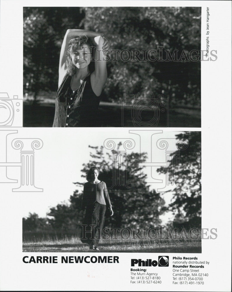 1996 Press Photo Singer and songwriter Carrie Newcomer - Historic Images