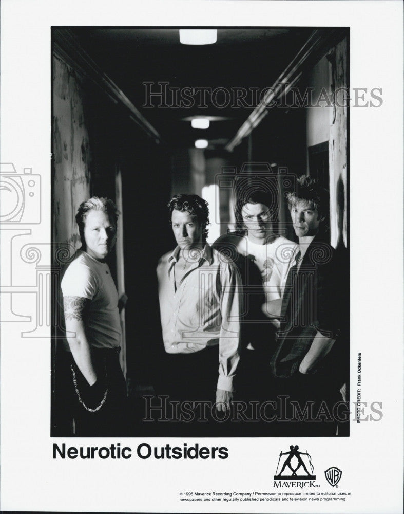 1996 Press Photo Spper punk rock group Neurotic Outsiders - Historic Images