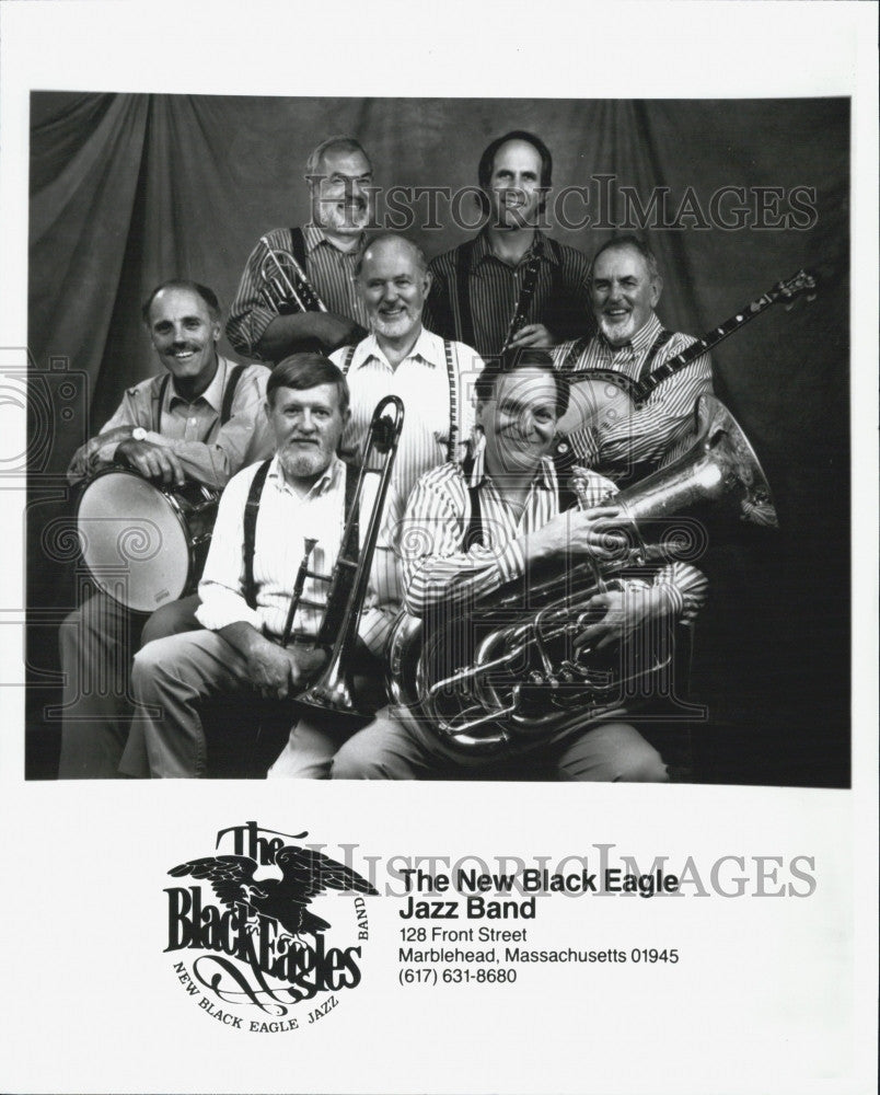 Press Photo The New Black Eagles Jazz Band. - Historic Images