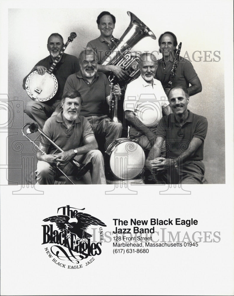Press Photo  The New Black Eagle Jazz Band. - Historic Images