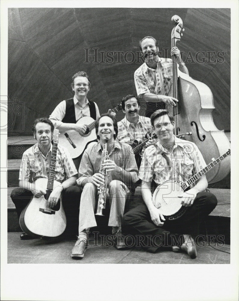 1980 Press Photo New England Blue Grass Boys (Musicians) - Historic Images