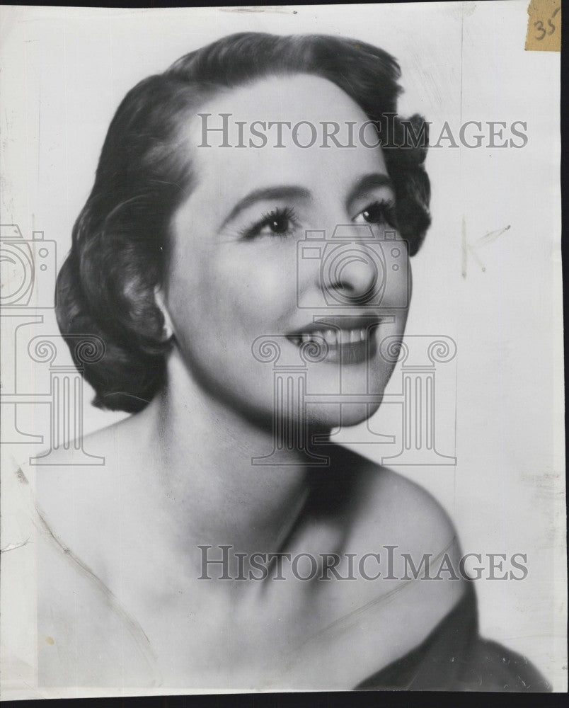 1952 Press Photo Joan Nevell stars in &quot;The Suspects&quot; - Historic Images