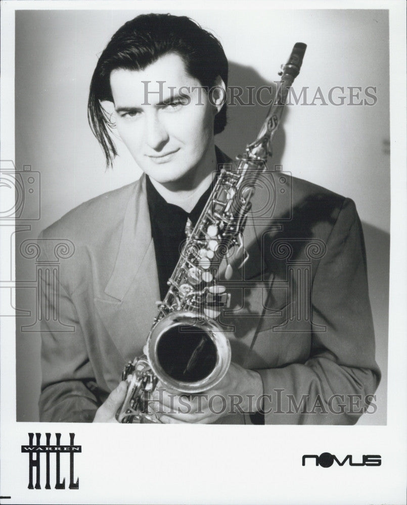 Press Photo Saxophonist Warren Hill