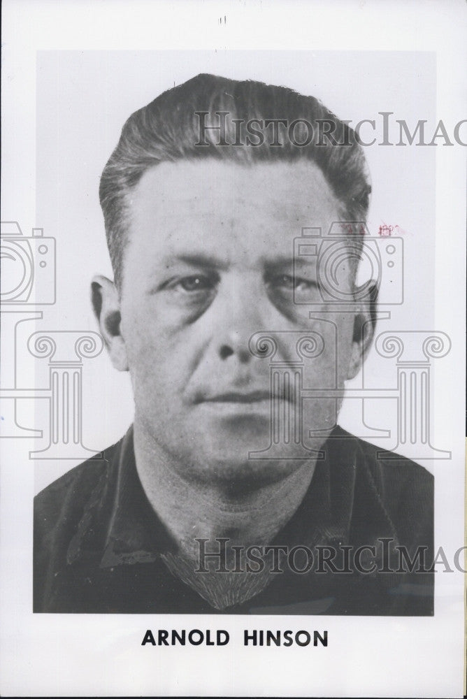 1953 Press Photo Arnold Hinson added to FBI&#39;s &quot;Ten Most Wanted Criminals&quot; - Historic Images