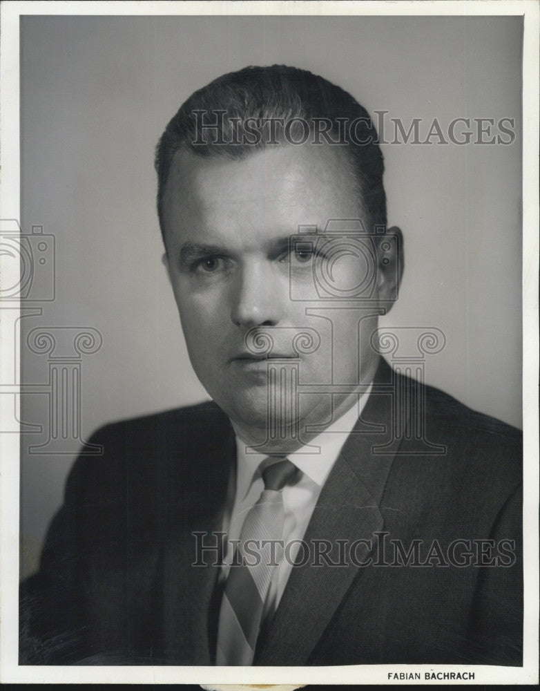 1968 Press Photo Frederick J. Grant, National Shawmut Bank - Historic Images