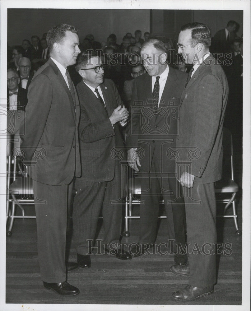 1959 Press Photo FJ Grant,ES Wayne,PB Willie &amp; HH Baldwin III - Historic Images