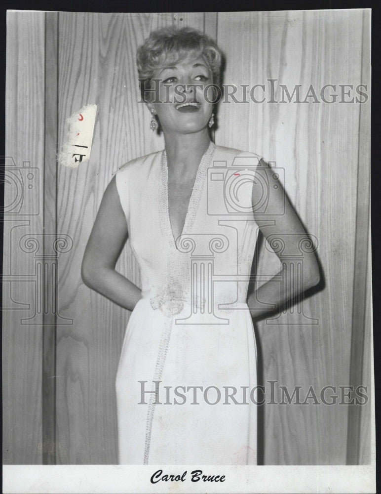 1965 Press Photo Actress, Carol Bruce for &quot;Do I Hear A Waltz?&quot; - Historic Images