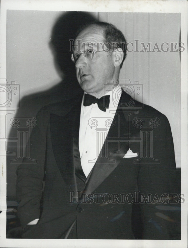 1954 Press Photo Avery Brundage,US Olympics committee - Historic Images