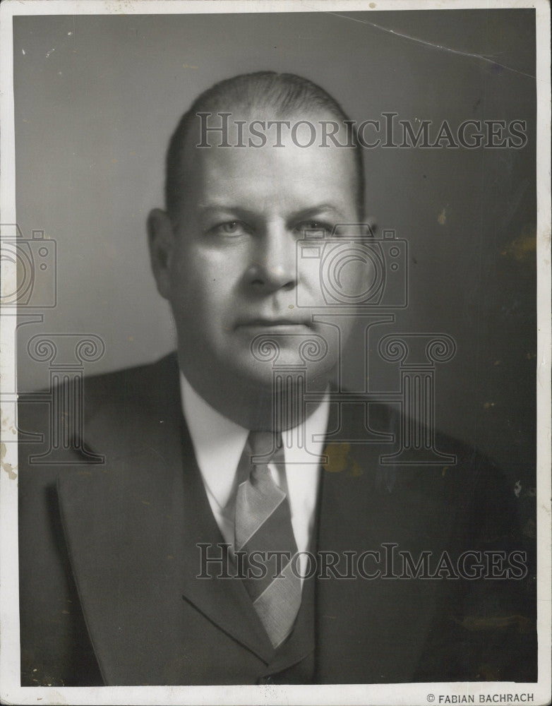 1953 Press Photo Mr Harry F Brue,businessman - Historic Images