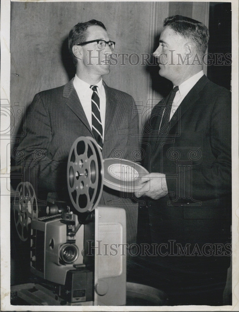 1962 Press Photo Thomas G Brown &amp;  Yales track - Historic Images