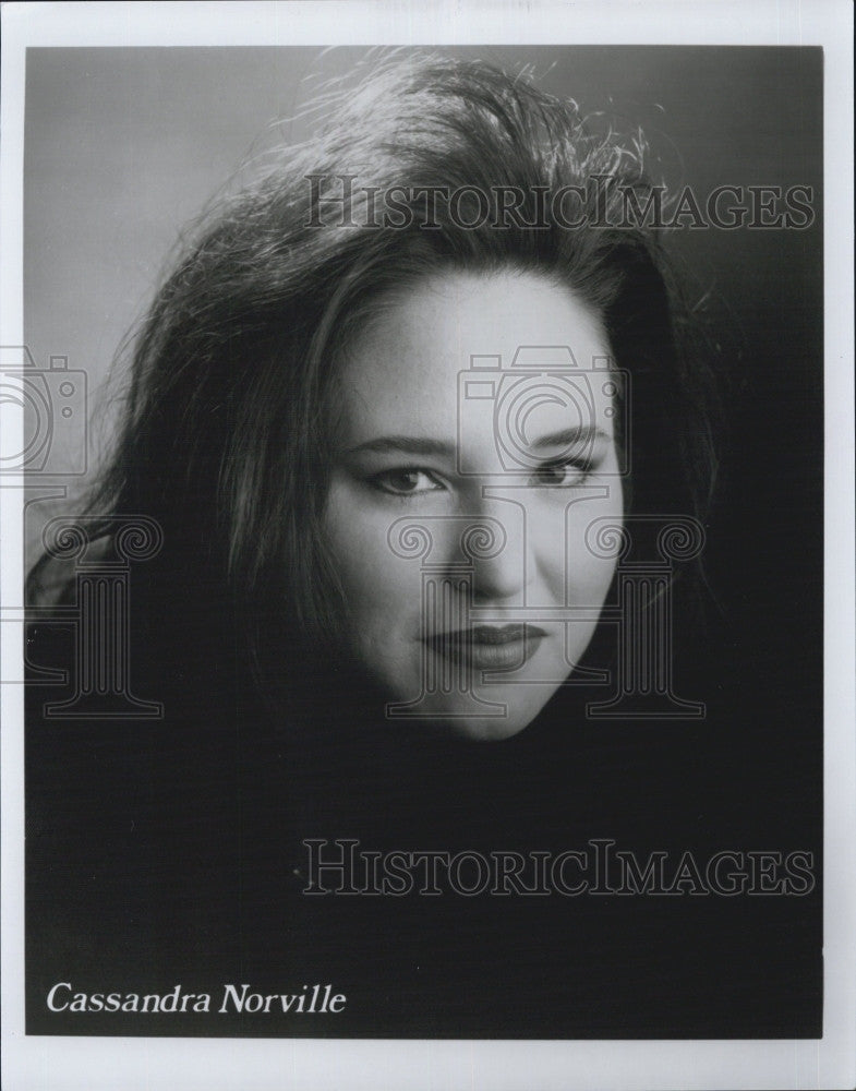 1997 Press Photo Soprano Cassandra Norville MET Competition Semifinalist - Historic Images