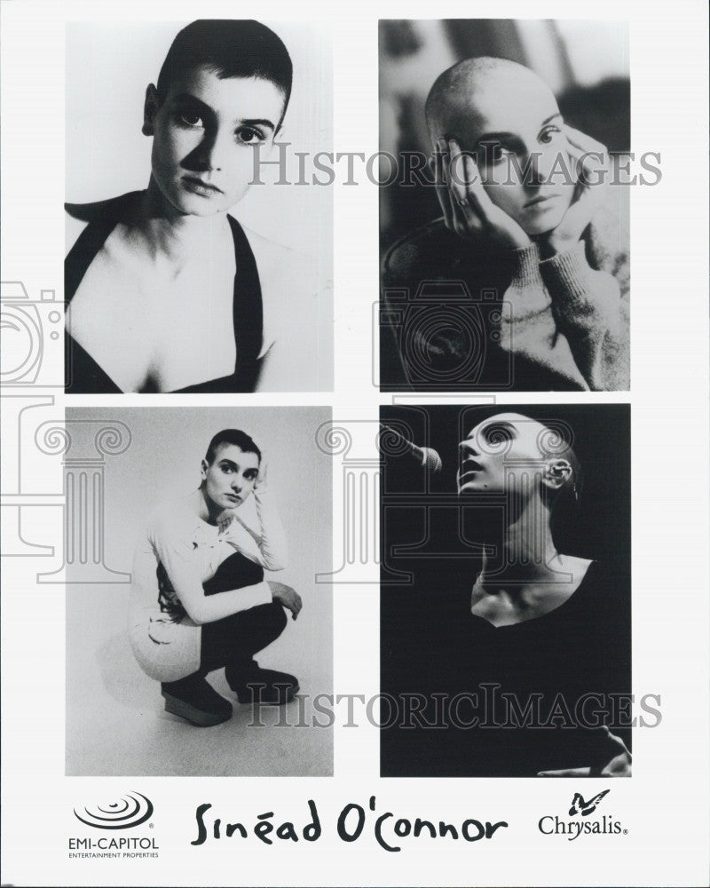 Press Photo Irish singer and songwriter, Sinead O&#39;Connor - Historic Images