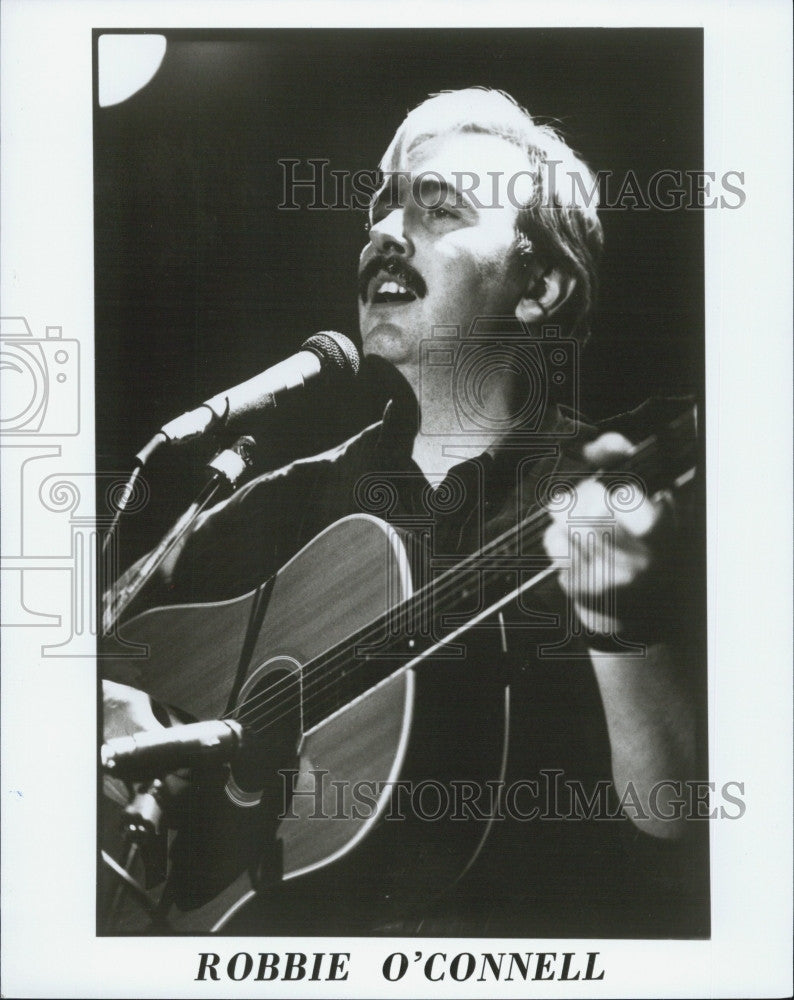 Press Photo Irish Folk Singer Robbie O&#39;Connell - Historic Images