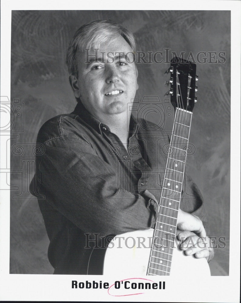 Press Photo Irish Folk Singer Robbie O&#39;Connell - Historic Images