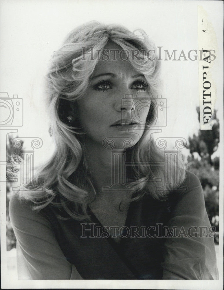 1976 Press Photo Actress Taaffe O&#39;Connell TV Show Switch - Historic Images