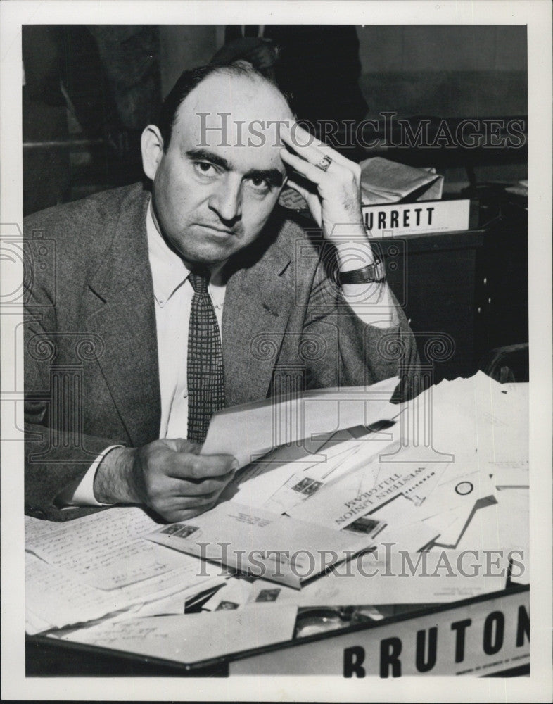 1953 Press Photo Rep. Jim Bruton of Conway Co. Ark. - Historic Images