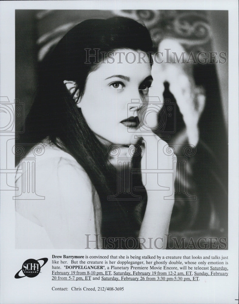 Press Photo Drew Barrymore - Historic Images