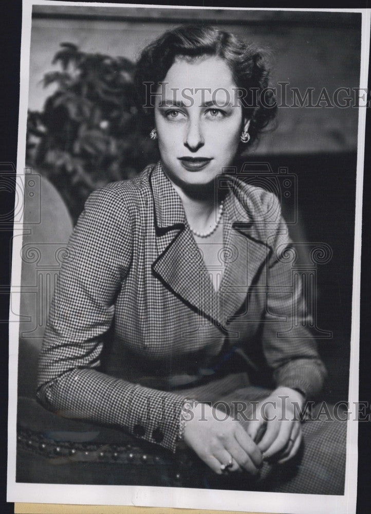 1953 Press Photo  Princess Ragnhild of Norway - Historic Images