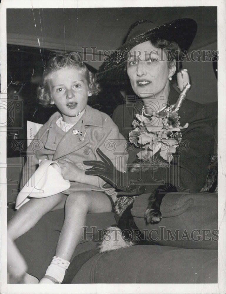 1942 Press Photo Princess Martha With Prince Harold - Historic Images