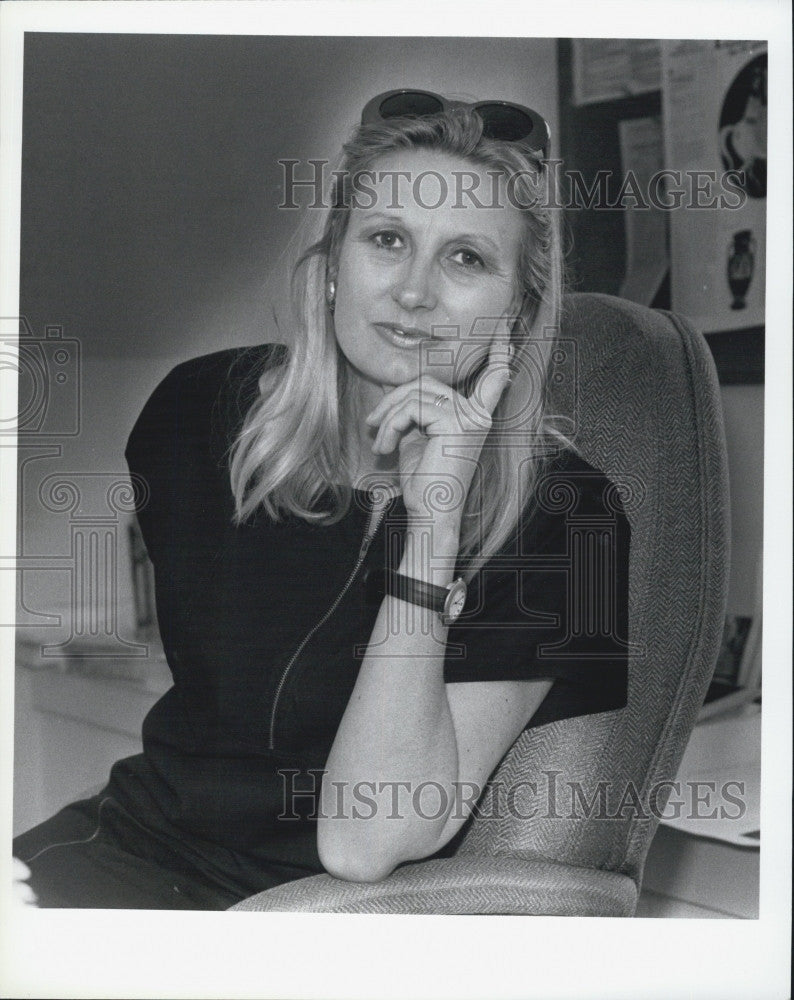 1981 Press Photo French Consulate attache, Noelle de Chambrun - Historic Images