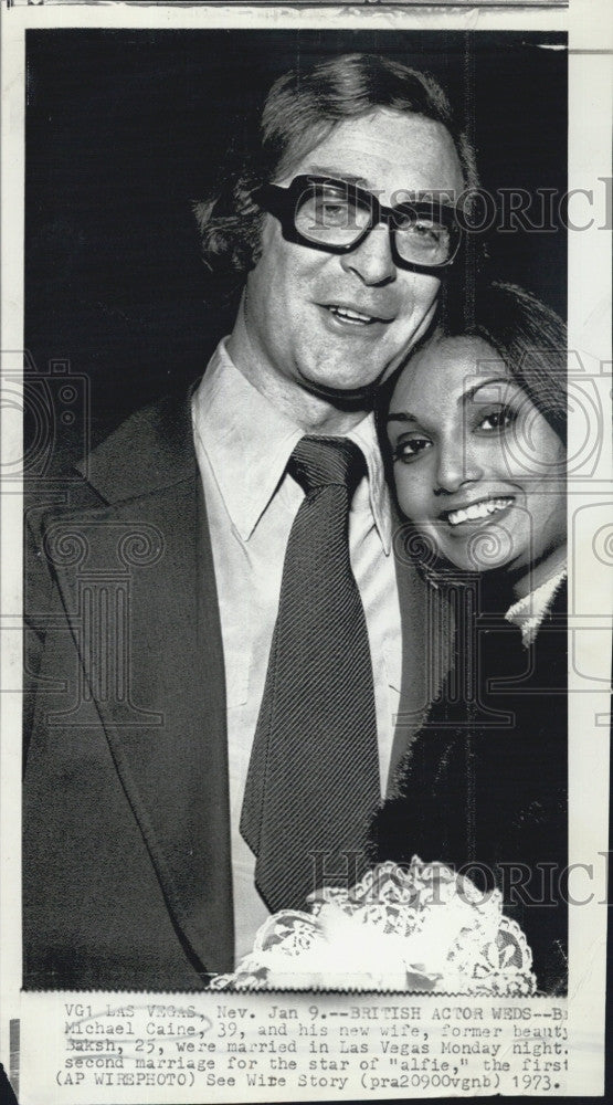 1973 Press Photo Micheal Caine. - Historic Images