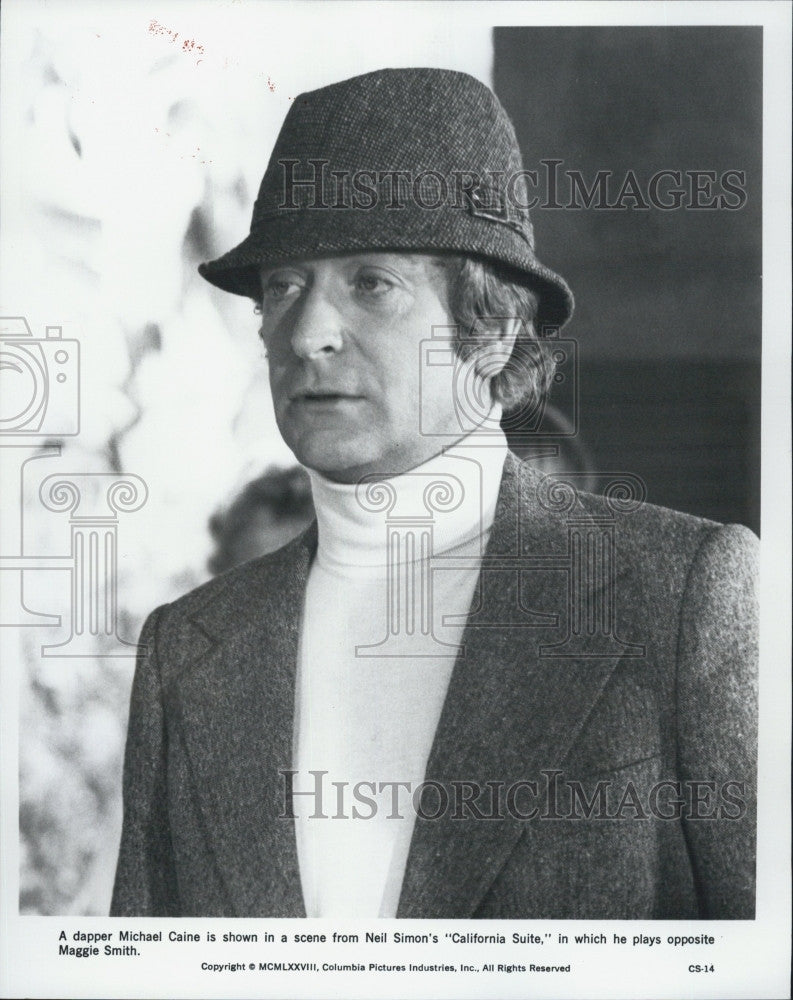 1979 Press Photo Micheal Caine. - Historic Images