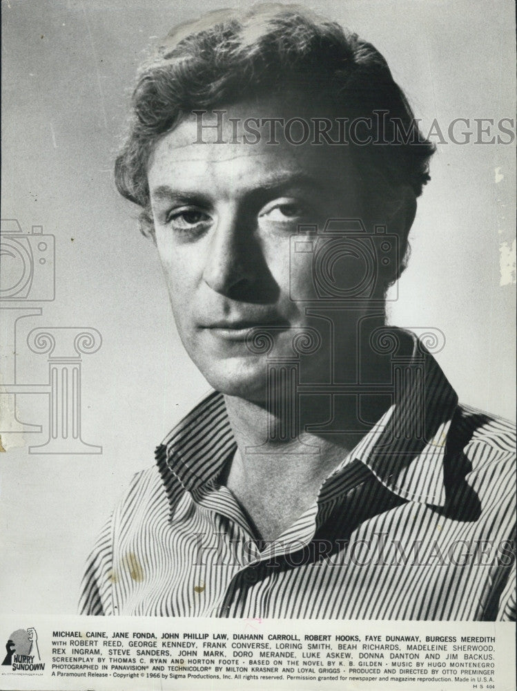 1967 Press Photo Actor Michael Caine &quot;Hurry Sundown&quot; - Historic Images