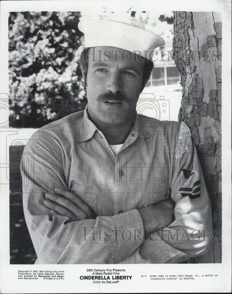 1973 Press Photo James Caan. - Historic Images