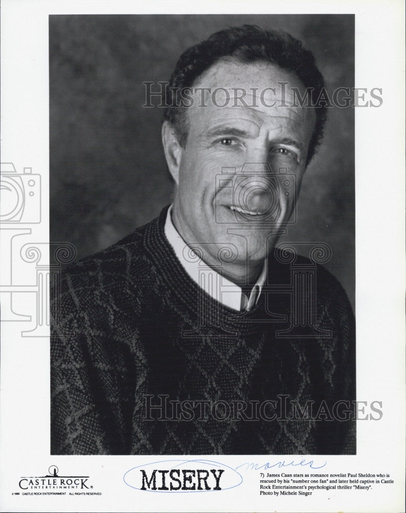 1991 Press Photo James Caan. - Historic Images