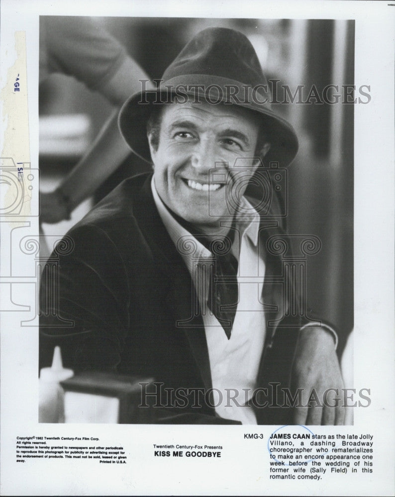 1982 Press Photo James Caan. - Historic Images