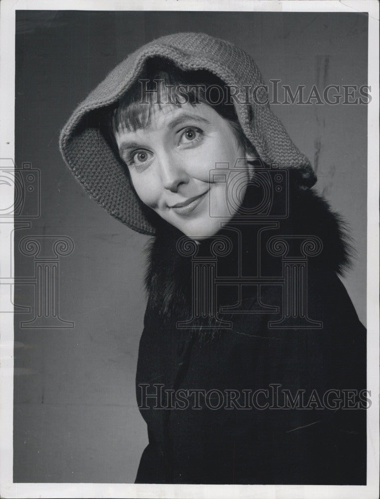 1959 Press Photo Actress Anne Meara had the leading feminine roll in Puntila - Historic Images