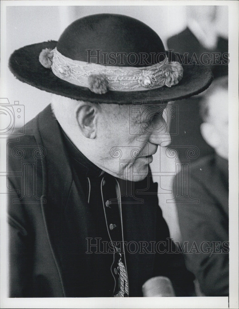 1965 Press Photo Cardinal Cushing visits Ireland - Historic Images