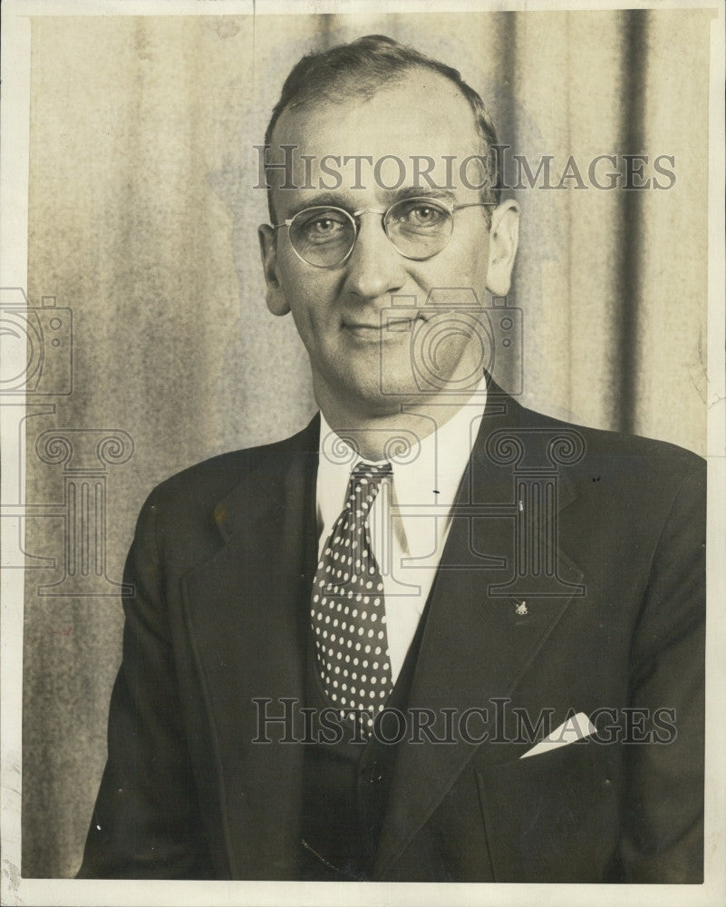 1937 Press Photo Dr Sven Cederstrom of Boston - Historic Images