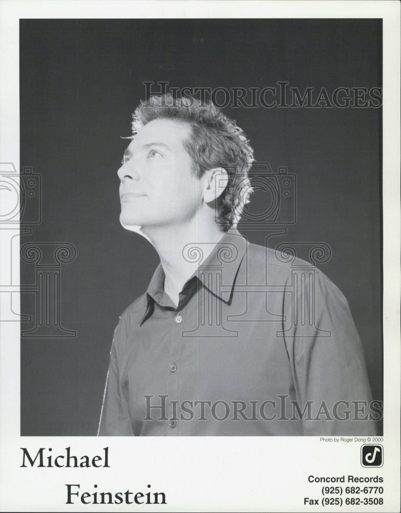 2000 Press Photo Michael Feinstein on Concord records - Historic Images