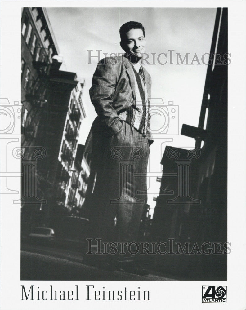 Press Photo Michael Feinstein on Atlantic records - Historic Images