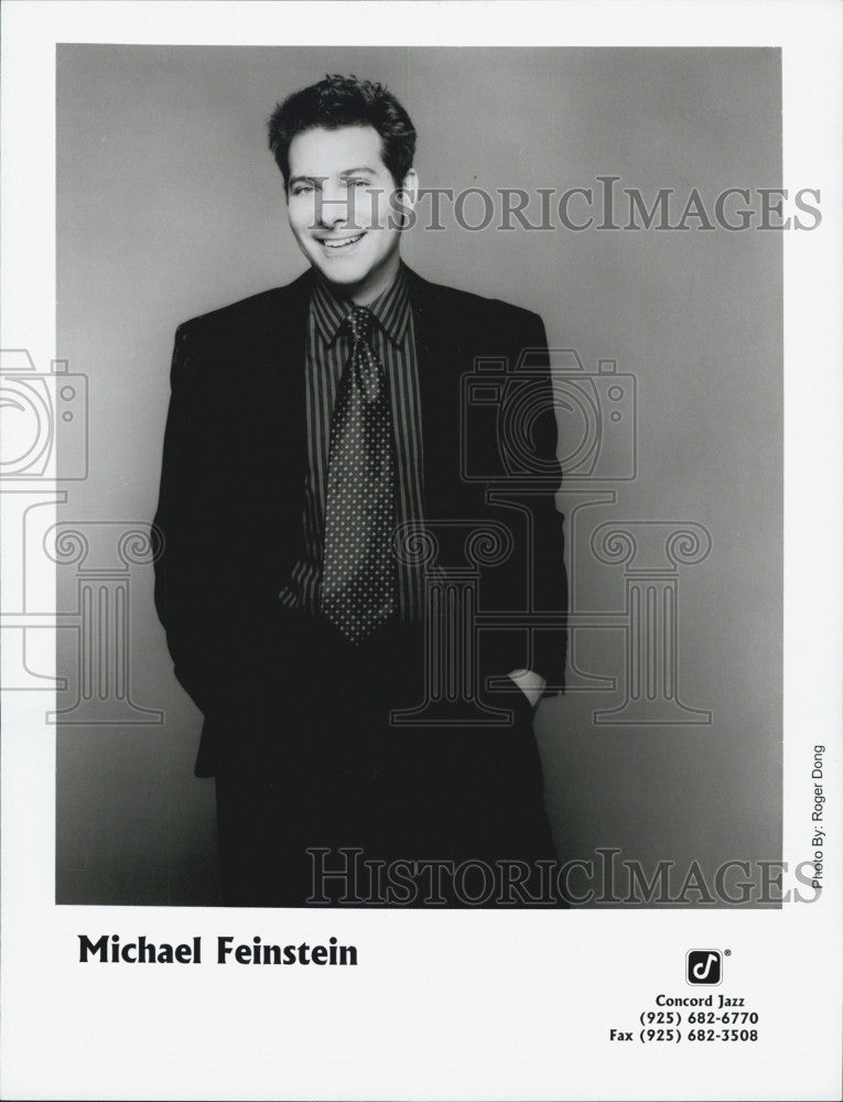 2000 Press Photo Michael Feinstein on Concord jazz records - Historic Images