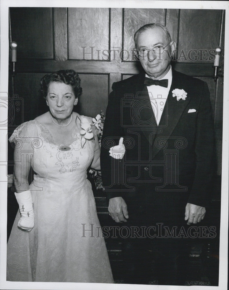 Press Photo Mr &amp; Mrs Abraham Snider Celebrate 50th Wedding Anniversary - Historic Images