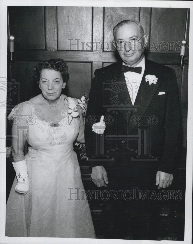 Press Photo Mr & Mrs Abraham Snider Celebrate 50th Wedding Anniversary - Historic Images