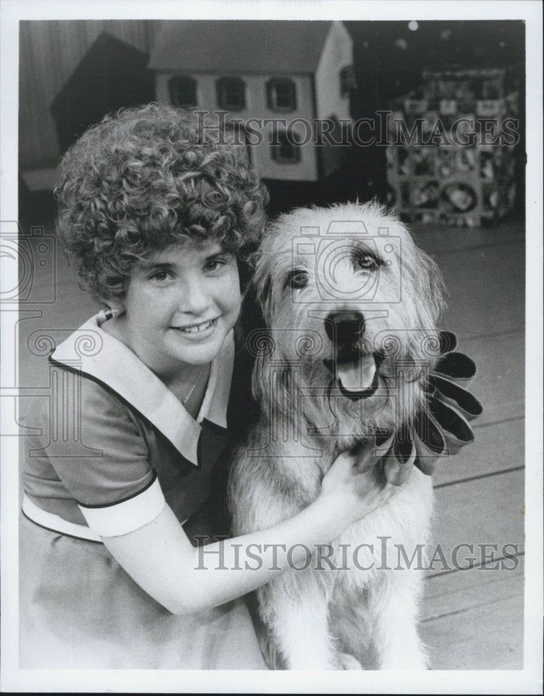 Press Photo Becky Snyder Stars As Little Orphan Annie - Historic Images