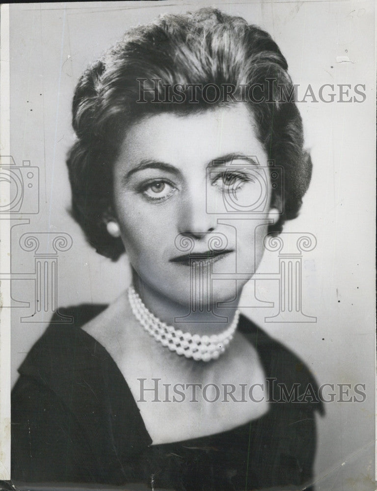 1956 Press Photo Miss Jean Kennedy now Mrs Stephen Smith - Historic Images