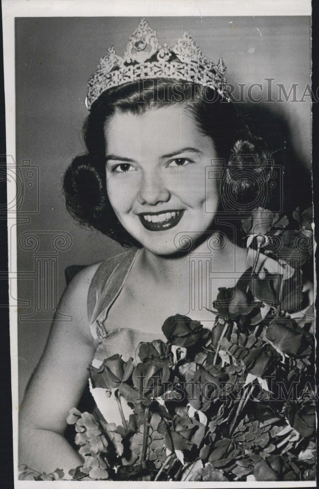 1952 Press Photo Leah Feland,Queen of the 1953 Tournament of Roses - Historic Images