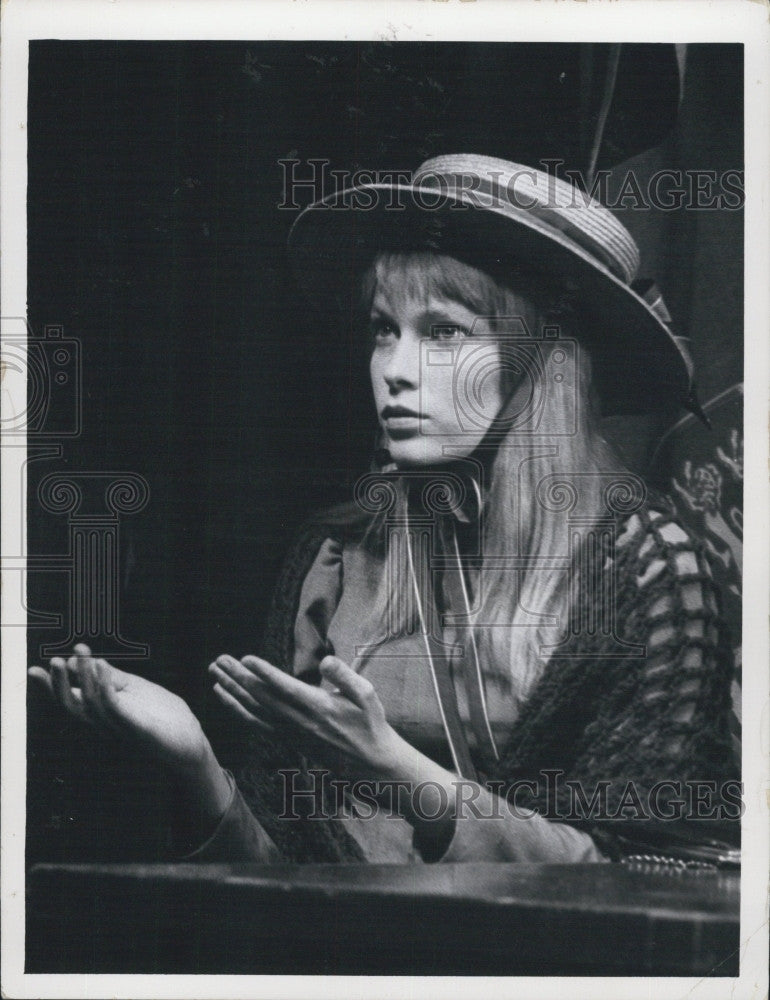 1968 Press Photo Mia Farrow, Actress in "Johnny Belinda" - Historic Images