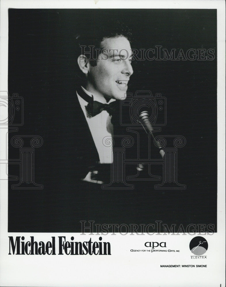 Press Photo Musician Michael Feinstein - Historic Images