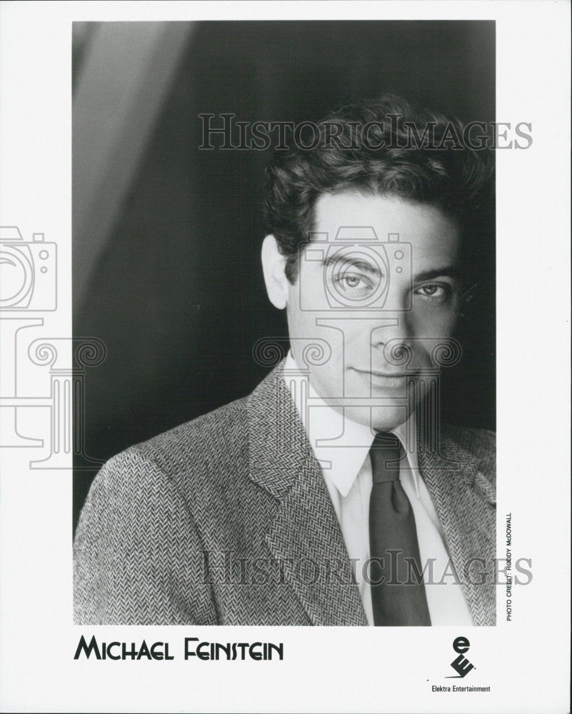 Press Photo Muscian Michael Feinstein - Historic Images