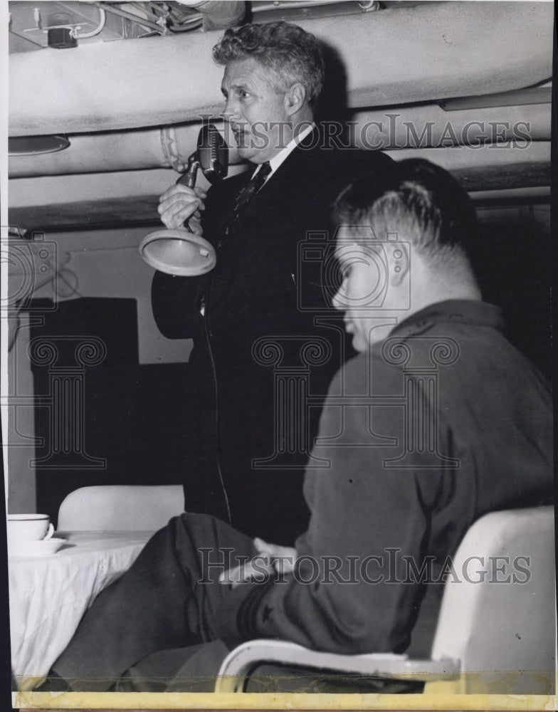 1958 Press Photo Historian Edward Rowe Snow - Historic Images