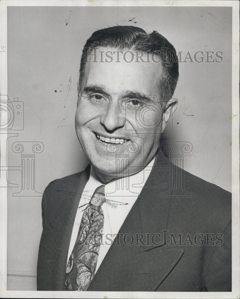 1950 Press Photo Irving Sochin General Sales Manager Prestige Pictures - Historic Images