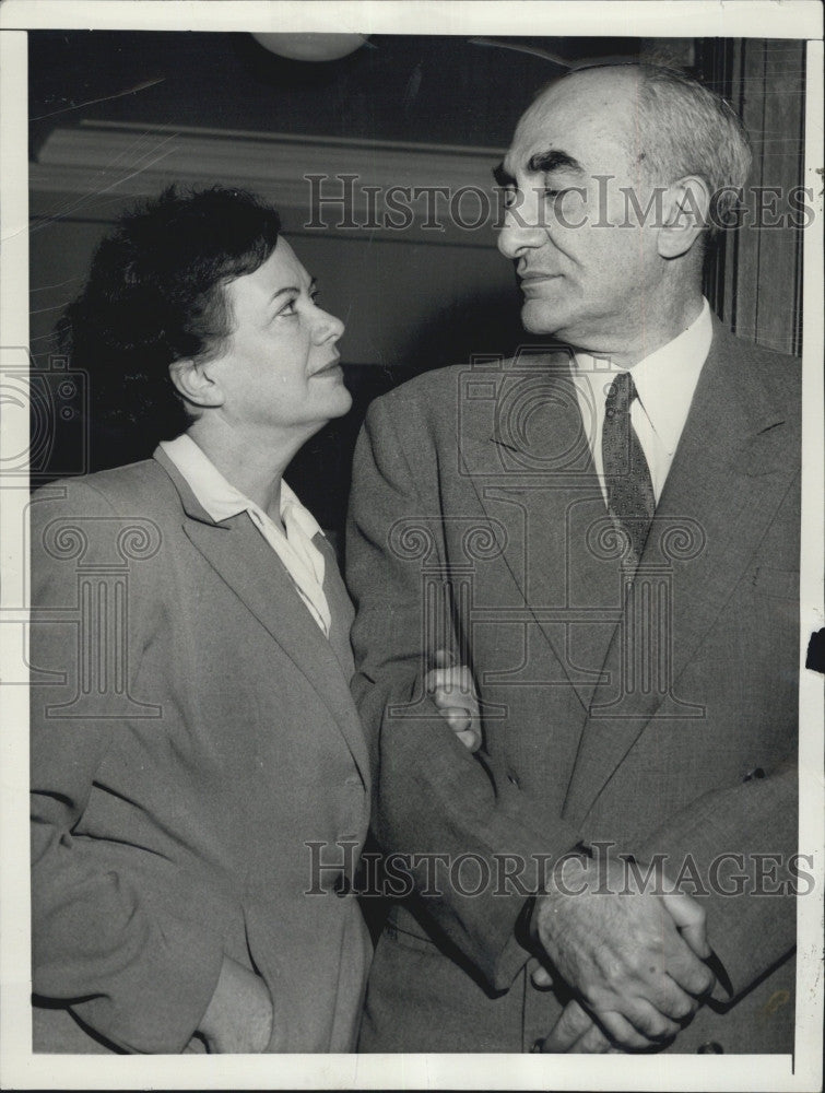 Press Photo Soble and wife - Historic Images