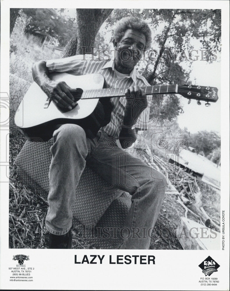 Press Photo Guitarist Lazy Lester - Historic Images