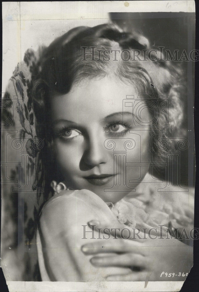 1931 Press Photo Actress Nancy Carroll - Historic Images